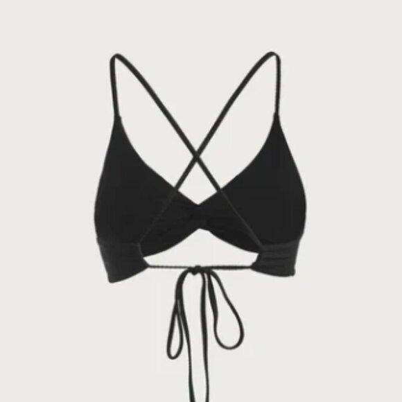 BERLOOK Black Twist Backless Bikini Top ONLY 67 - Picture 6 of 8